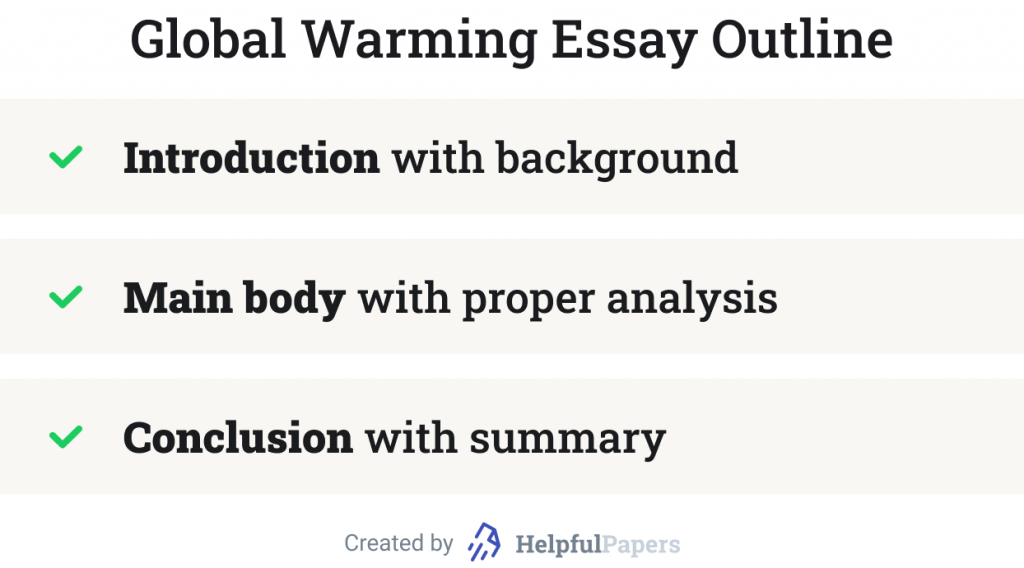 writing global warming essay