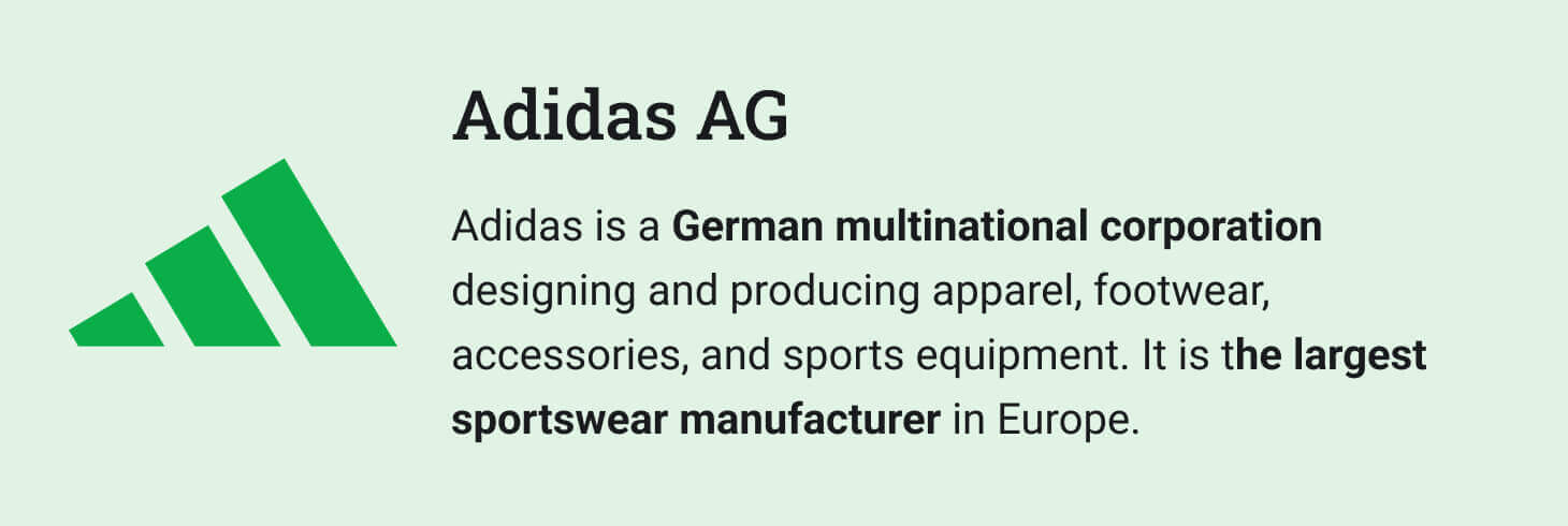 How ethical is Adidas AG?