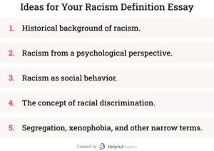 what is racism definition essay