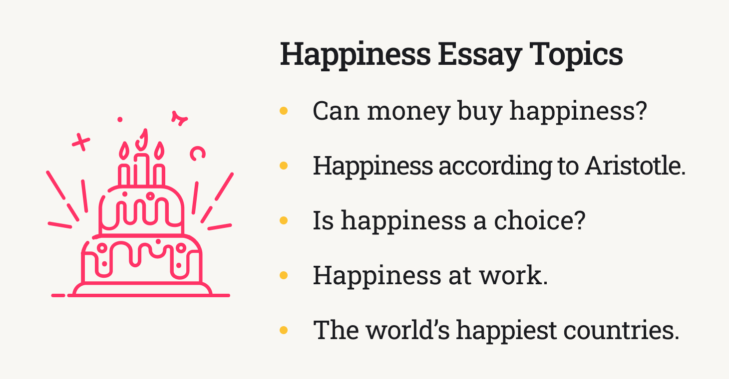 happiness essay topics