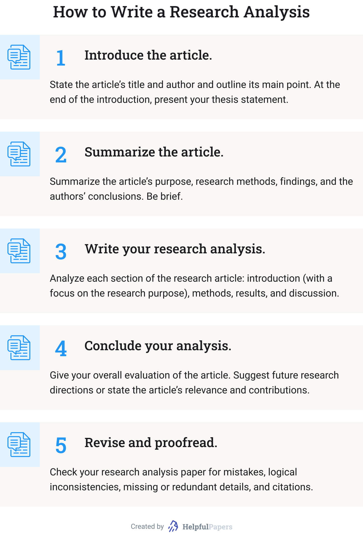 Research Paper Analysis: How to Analyze a Research Article + Example